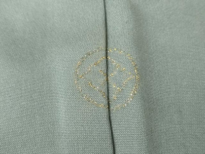 平和屋着物●染色作家　斉藤三才　訪問着　鷲　暈し染め　正絹　逸品　AABG7998cs