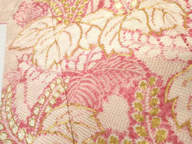 平和屋着物●豪華振袖　総絞り　駒刺繍　桐　三越扱い　正絹　逸品　AABG8001cs