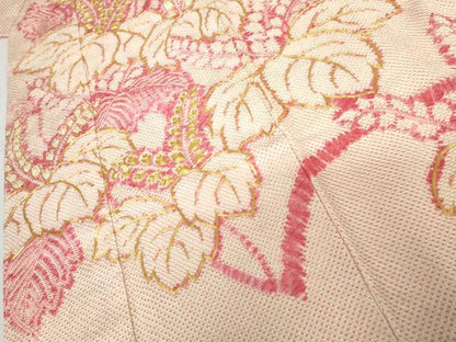 平和屋着物●豪華振袖　総絞り　駒刺繍　桐　三越扱い　正絹　逸品　AABG8001cs