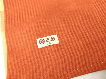 平和屋着物●豪華振袖　駒刺繍　雪輪花蝶丸文　暈し染め　金彩　三越扱い　正絹　逸品　AABG8003cs