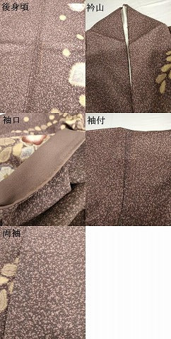 平和屋着物●訪問着　絞り　辻が花　暈し染め　正絹　逸品　AABG8011cs
