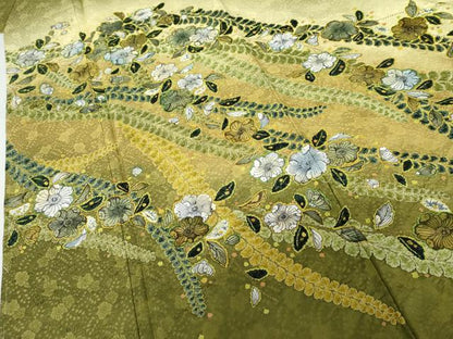 平和屋着物●訪問着　作家物　孝美　辻が花　暈し染め　正絹　逸品　AABG8015cs