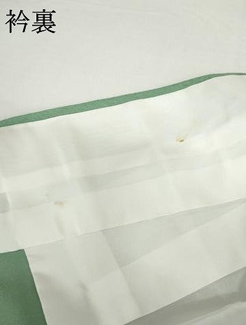 平和屋着物●訪問着　友禅　刺繍　流水松竹梅花文　暈し染め　金糸　金彩　正絹　逸品　未使用　AABG8031cs