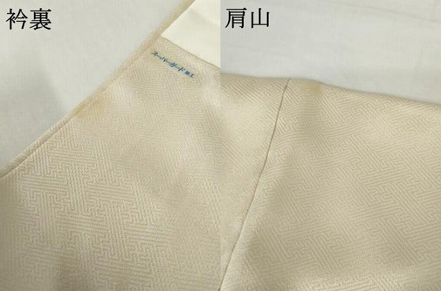 平和屋着物●訪問着　作家物　手描き　蔦の葉枝花文　暈し染め　金彩　正絹　逸品　AABG8032cs