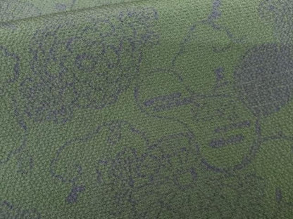 平和屋着物●上質な小紋　瓢箪に花唐草　正絹　逸品　AABG8037cs