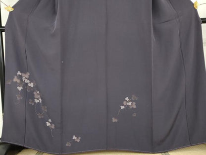 平和屋着物●訪問着　蔦の葉文　金彩　正絹　逸品　未使用　AABG8038cs