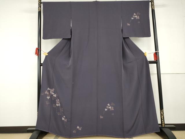 平和屋着物●訪問着　蔦の葉文　金彩　正絹　逸品　未使用　AABG8038cs