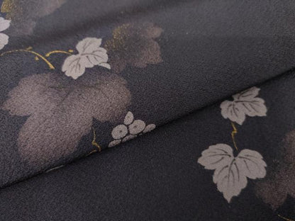 平和屋着物●訪問着　蔦の葉文　金彩　正絹　逸品　未使用　AABG8038cs