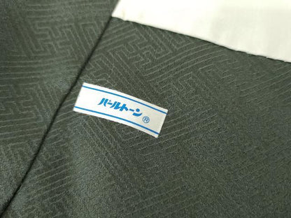 平和屋着物●訪問着　駒刺繍　雲取り枝花文　金彩　正絹　逸品　AABG8040cs