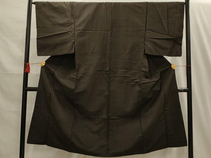 平和屋着物■男性　紬　間道　正絹　逸品　AABG8041sx