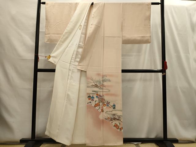 平和屋着物■豪華色留袖 人物風景文 暈し染め 正絹 逸品 AABG8052sx