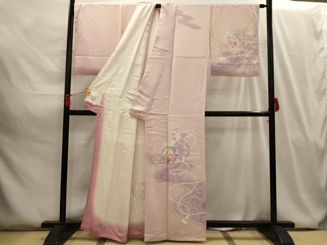 平和屋着物■訪問着 流水花鼓文 銀彩 やまと誂製 正絹 逸品 AABG8085sx