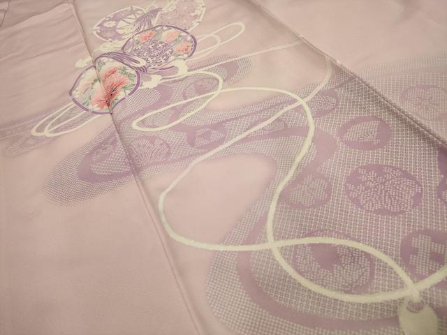 平和屋着物■訪問着 流水花鼓文 銀彩 やまと誂製 正絹 逸品 AABG8085sx