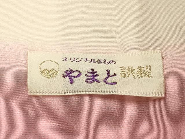 平和屋着物■訪問着 流水花鼓文 銀彩 やまと誂製 正絹 逸品 AABG8085sx