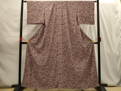 平和屋着物■上質な小紋 風景文 正絹 逸品 AABG8086sx