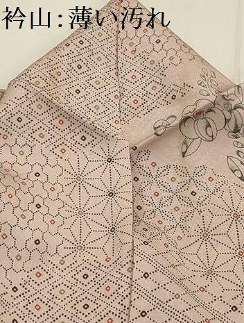 平和屋着物■上質な小紋 辻が花文 正絹 逸品 AABG8095sx