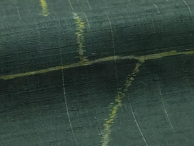 平和屋着物■上質な紬　氷割れ文　正絹　逸品　AABG8097sx