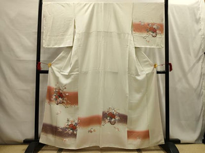 平和屋着物■訪問着　花車文　暈し染め　金彩　正絹　逸品　AABG8123sx