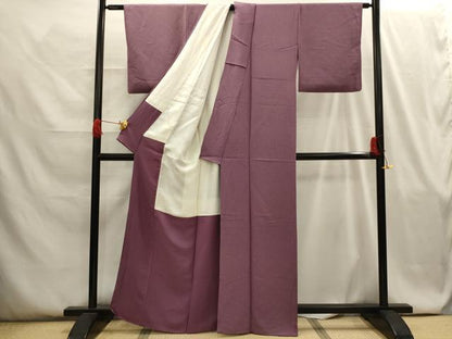 平和屋着物■江戸小紋 幾何学文様 正絹 逸品 AABG8138sx
