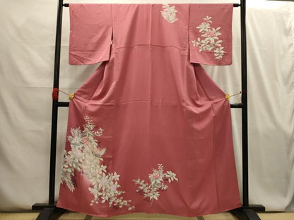 平和屋着物■訪問着 花鳥文 暈し染め 金彩 正絹 逸品 AABG8140sx