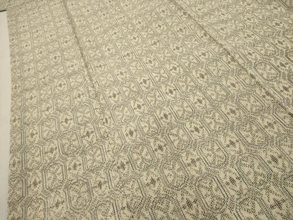 平和屋着物■本塩沢　幾何学文様　正絹　逸品　AABG8158sx