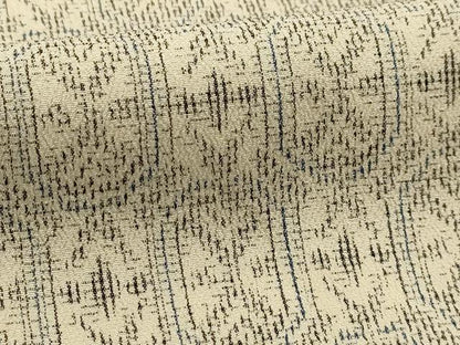 平和屋着物■本塩沢　幾何学文様　正絹　逸品　AABG8158sx