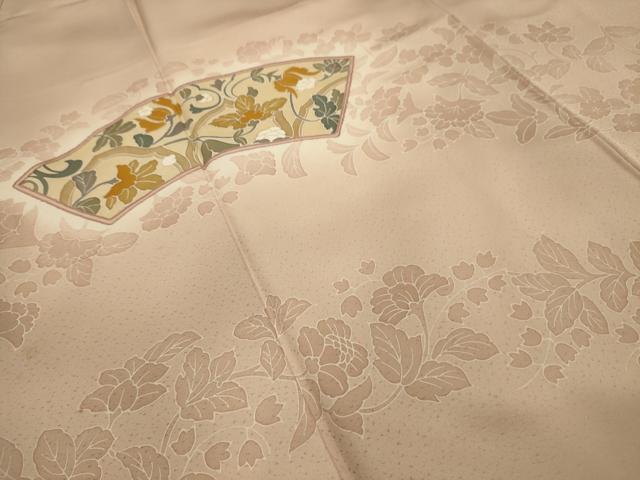 平和屋着物■訪問着 更紗花文 暈し染め 金彩 正絹 逸品 AABG8163sx
