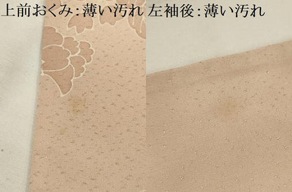 平和屋着物■訪問着 更紗花文 暈し染め 金彩 正絹 逸品 AABG8163sx