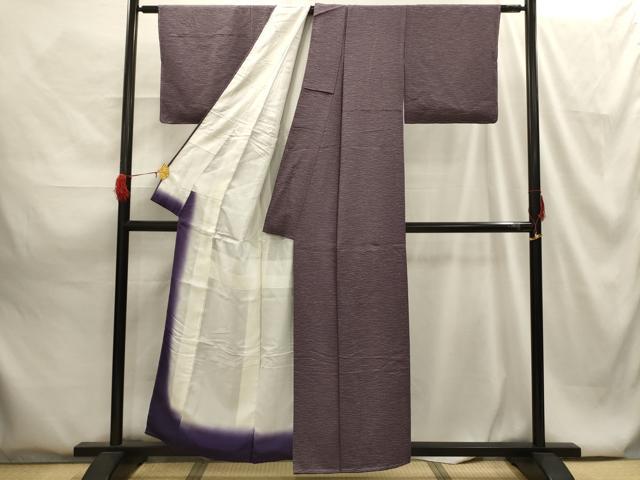 平和屋着物■上質な小紋 露芝文 正絹 逸品 AABG8168sx