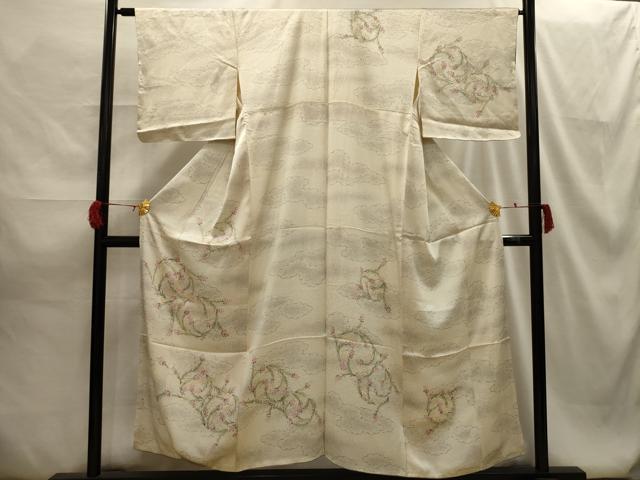 平和屋着物■訪問着 草花丸文 正絹 逸品 AABG8170sx