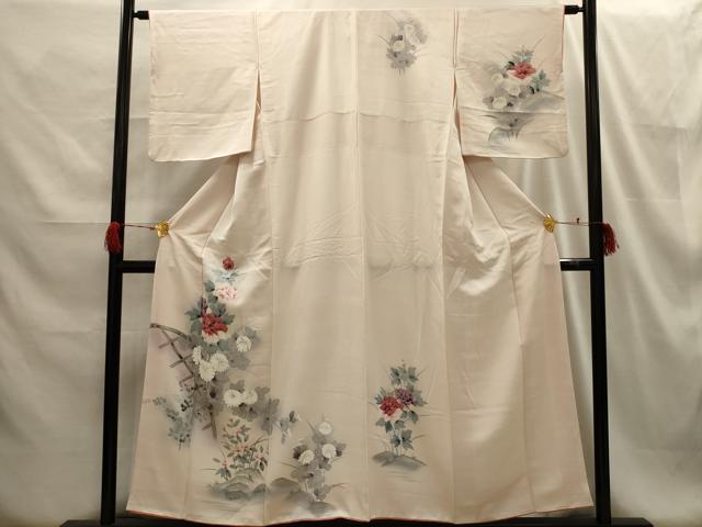 平和屋着物■訪問着 手描き 花籬文 暈し染め 正絹 逸品 AABG8192sx