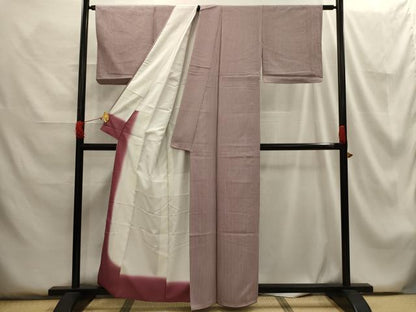 平和屋着物■上質な小紋 作家物 間道 正絹 逸品 AABG8200sx