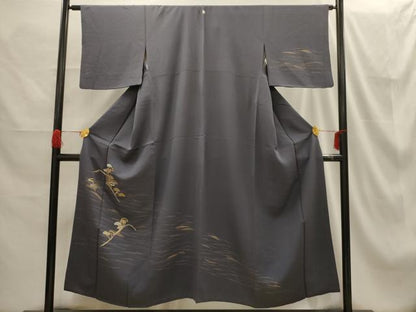 平和屋着物■訪問着 刺繍 浜松文 金糸 金彩 正絹 逸品 AABG8207sx