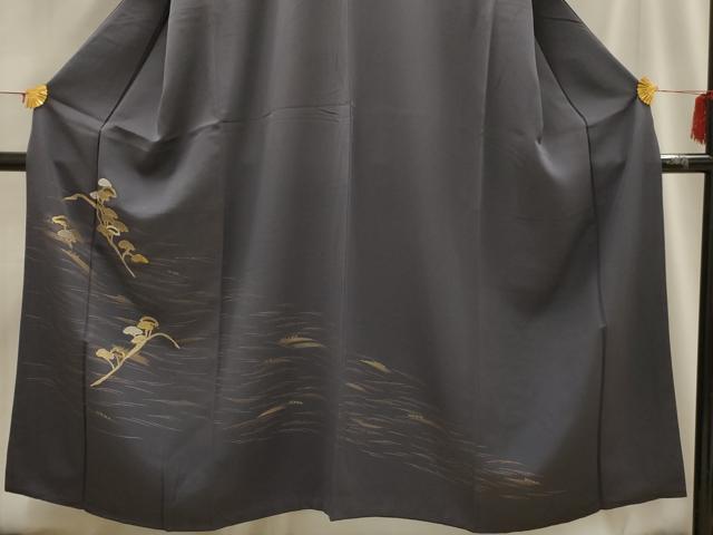 平和屋着物■訪問着 刺繍 浜松文 金糸 金彩 正絹 逸品 AABG8207sx