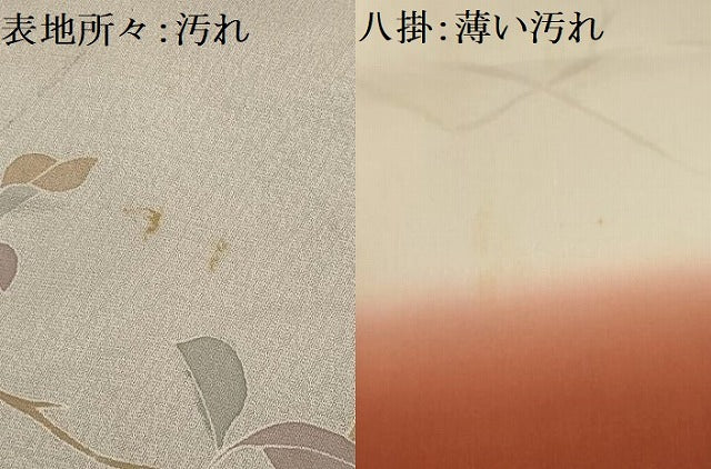 平和屋着物■訪問着 地紙花文 暈し染め 正絹 逸品 AABG8208sx
