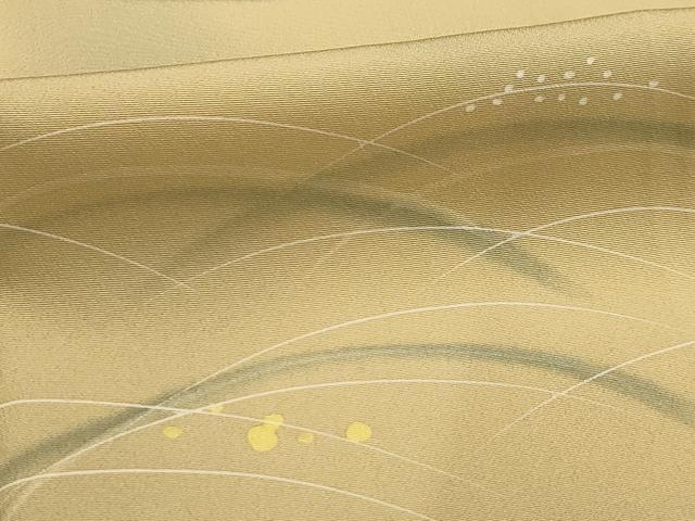 平和屋着物■上質な小紋 露芝文 暈し染め 正絹 逸品 AABG8214sx