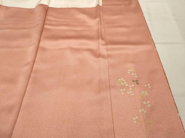 平和屋着物■訪問着 地紙花文 暈し染め 金彩 正絹 逸品 AABG8217sx