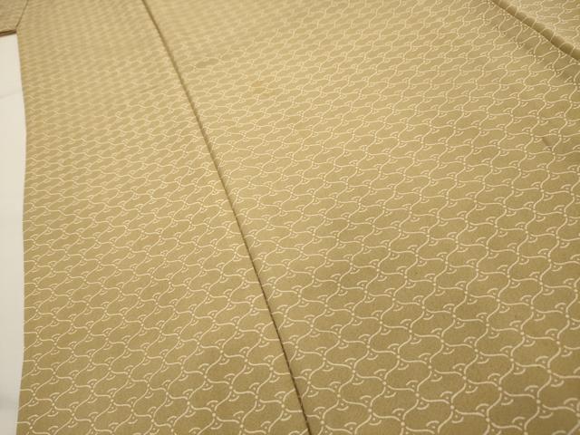 平和屋着物■上質な小紋 網目文 正絹 逸品 AABG8221sx