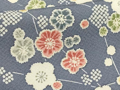 平和屋着物■上質な小紋 枝垂れ花文 正絹 逸品 AABG8226sx