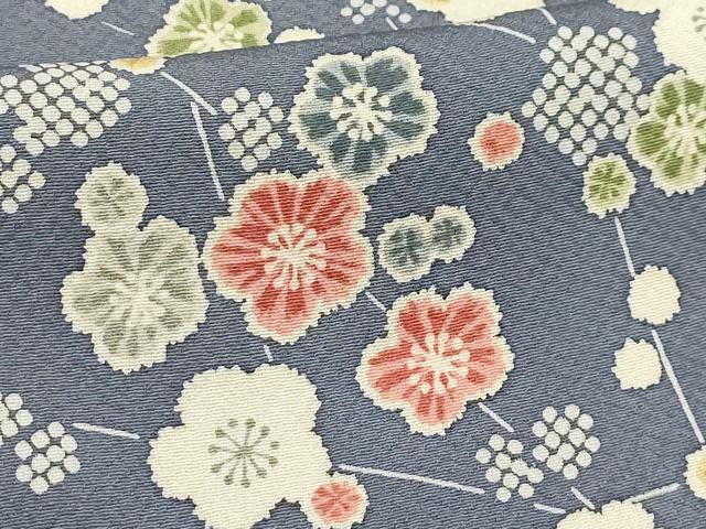 平和屋着物■上質な小紋 枝垂れ花文 正絹 逸品 AABG8226sx