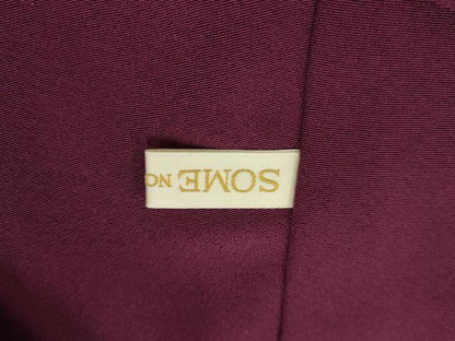 平和屋着物■訪問着　刺繍　御所車花文　金糸　金彩　正絹　逸品　AABG8231sx