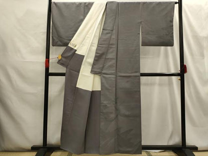 平和屋着物■本場染大島紬　訪問着　枝葉文　正絹　逸品　AABG8263sx