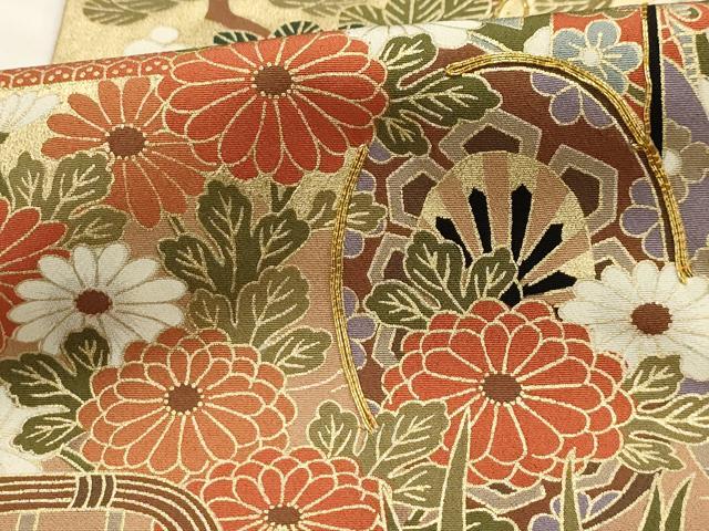 平和屋着物■豪華黒留袖　駒刺繍　松竹梅御所車花文　金彩　正絹　逸品　AABG8275sx