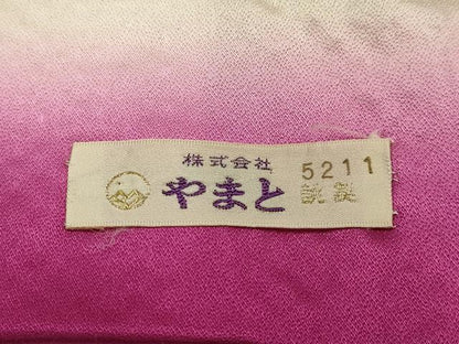 平和屋着物■豪華振袖　絞り　扇面花文　銀彩　やまと誂製　正絹　逸品　AABG8281sx