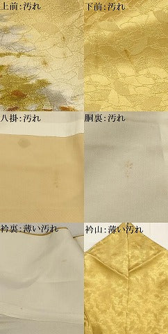 平和屋着物■豪華色留袖　遠山樹林文　暈し染め　金彩　正絹　逸品　AABG8303sx