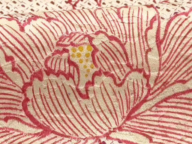平和屋着物■上質な小紋　花尽くし　正絹　逸品　AABG8324sx