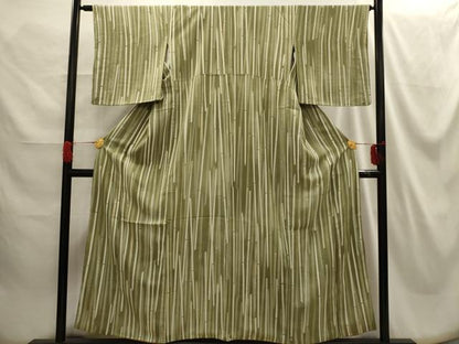 平和屋着物■上質な小紋 間道 地紋起こし 正絹 逸品 AABG8328sx