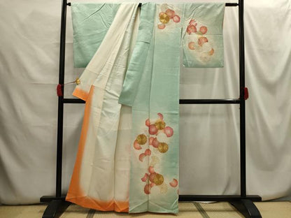 平和屋着物■訪問着 駒刺繍 菊 金彩 正絹 逸品 AABG8337sx