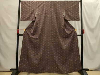 平和屋着物■上質な紬 花間道 正絹 逸品 AABG8340sx