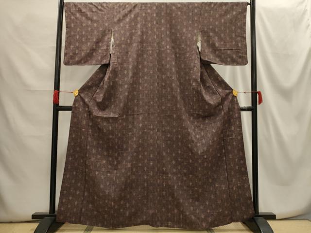 平和屋着物■上質な紬 花間道 正絹 逸品 AABG8340sx